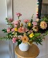 Peachy vase arrangement  