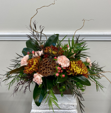 Peachy Fall Centerpiece