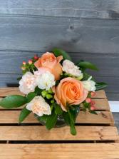 Peachy Love Vase Arrangement
