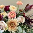 Peachy Pastel Centerpiece Flower Arrangement