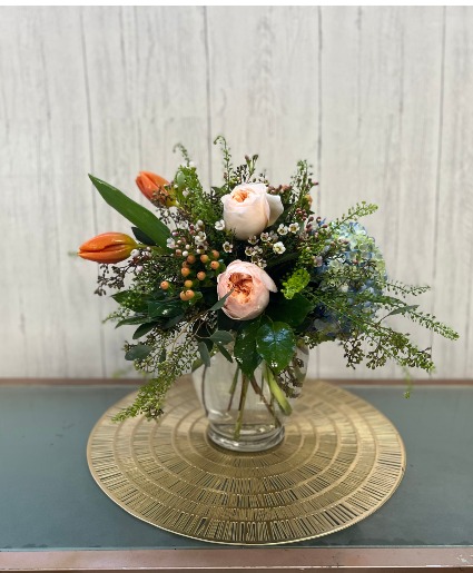 Peachy Please Vase Arrangement