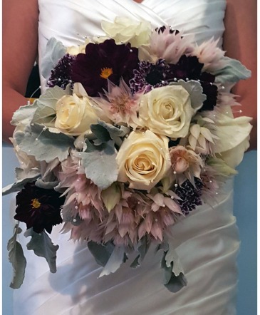 Pearl Bridal Bouquet in Salado, TX | The Flower Shop