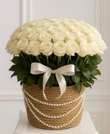 Pearl elegance  Birthday/ Anniversary/ Just Because / Sympathy/ Mother’s Day in Orlando, FL | Classic Blooms