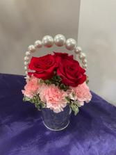 Pearls and roses  Valentine’s Day