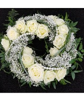 Pearls & Roses Wreath 
