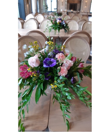 Pedestal Summer Centerpiece 