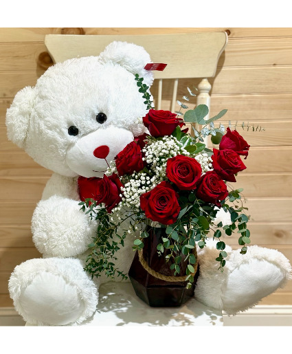 Peek a boo, I LOVE YOU Powell Florist Valentine's Day Exclusive