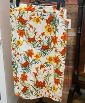 Pencil Skirt- Floral Pencil Skirt
