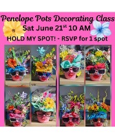 Penelope Pots Class RSVP  