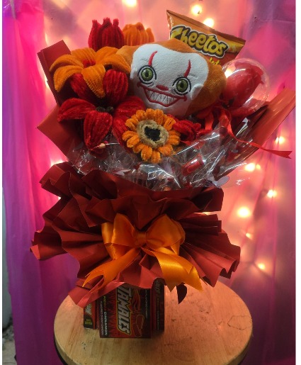 PENNYWISE SPECIAL Candy and Chenille Flower Boquet