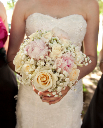 Peonies and Roses Bridal Bouquet