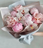 Peonies & Orchids  Next Day Delivery 