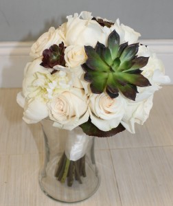 Peonies, Roses & Succulents Bouquet 