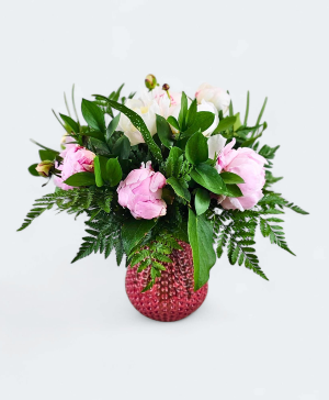 Peonies Vased Vased Arrangement