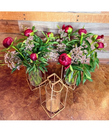 Peony Lantern Seasonal Bouquet in Fairview, OR | QUAD'S GARDEN - Home to Trinette's Floral