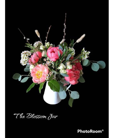 peony perfection Fresh Flower arrangements in Brevard, NC | The Blossom Jar
