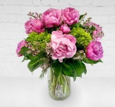 PEONY PLENITUDE VASED ARRANGEMENT