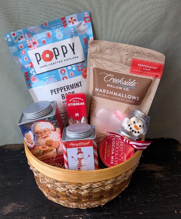 Peppermint Cocoa Gift Basket  in La Grande, OR | FITZGERALD FLOWERS