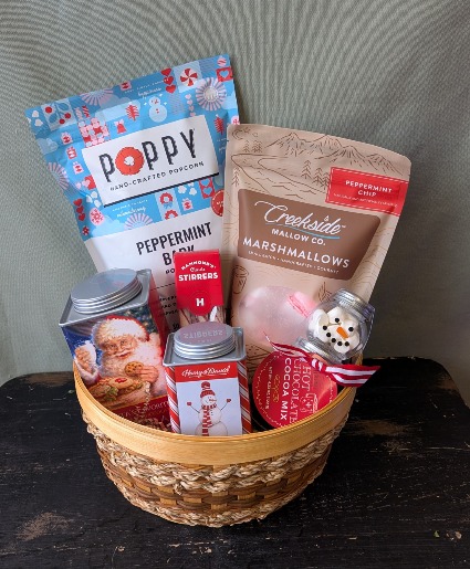 Peppermint Cocoa Gift Basket 