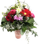 Peppermint Kiss Vase Arrangement