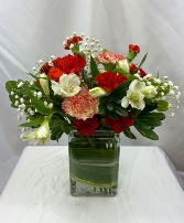 Peppermint Kiss Vase Arrangement 