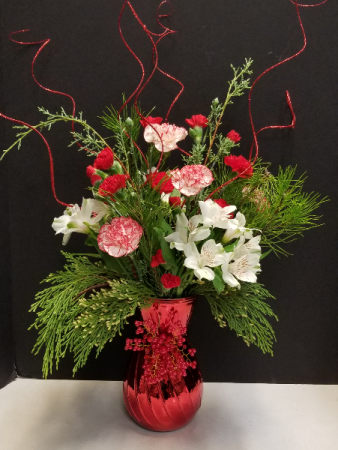 Peppermint Kisses Holiday Bouquet