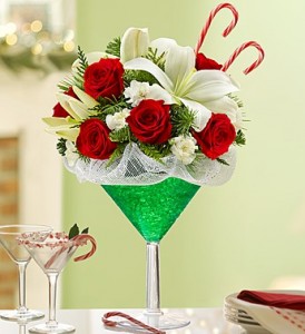 Peppermint Martini Bouquet by Enchanted Florist