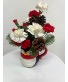 Peppermint Penguin Posy Christmas Floral Bouquet