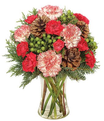 Peppermint & Pine Bouquet Arrangement