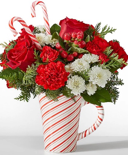 Peppermint Swirl Mug Christmas 