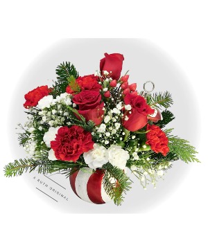 Peppermint Swirl ornament A Ruth Original