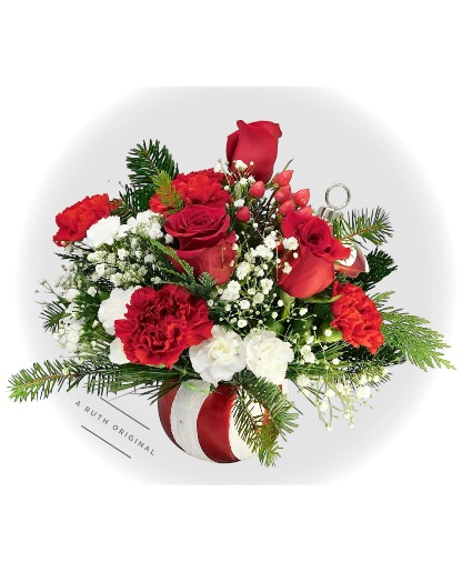 Peppermint Swirl ornament A Ruth Original