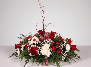Peppermint Twist Holiday Centerpiece 
