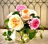 Perfect Garden Roses Vase Arrangement