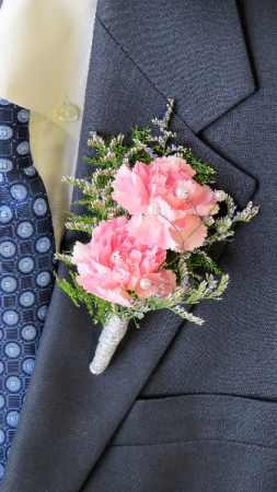 Perfect In Pink Boutonniere