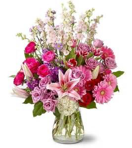 Perfect in Pink Mixed Floral Arrangement