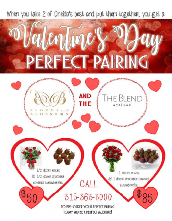 Perfect Pairing roses and strawberries