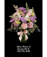 Perfect Pastel Petals  Fresh cut flowers in a vase