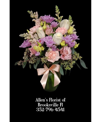 Perfect Pastel Petals  Fresh cut flowers in a vase