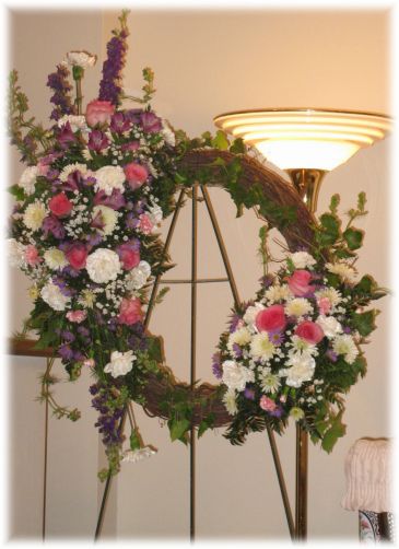 Perfect Peace Grapevine Wreath  Buds 'n Bows Original in Crawford, GA | BUDS 'N BOWS FLOWER SHOP
