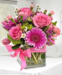 Perfect Pink Vase Arrangement 