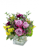 Perfect Plum Flower Arrangement in Cypress, Texas | BLOOMS FROM THE HEART