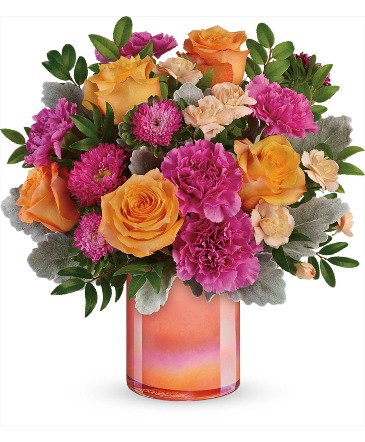 Perfect Spring Peach Bouquet Fresh Arrangement in Rossville, GA | Ensign The Florist