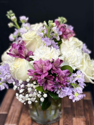 Perfectly Lavender Bouquet Lavender Vase Arrangement