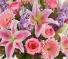 Perfectly PInk & Purples Vase Arrangement