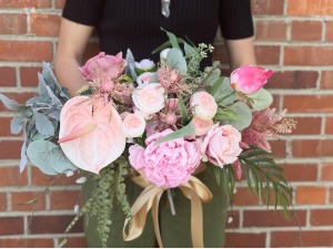 Perfectly Pink Bouquet Custom Silk Original