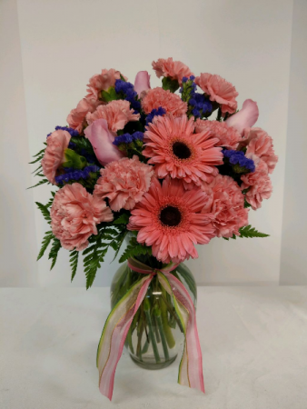 Perfectly Pink Vase Arrangement