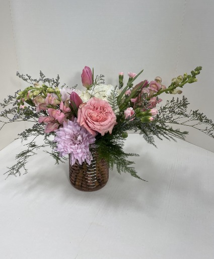 Perfectly Pink Vase Arrangement