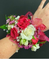 Perfectly Pink  Wrist Corsage 