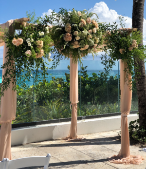 Pergola in Palm Beach, FL | FLOWERS OF WORTH AVENUE Pergola in Palm Beach, FL | FLOWERS OF WORTH AVENUE